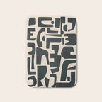 Organic Contemporary Modern Shapes 01 Bath Mat Gallery Image 1