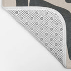 Organic Contemporary Modern Shapes 01 Bath Mat Gallery Image 2