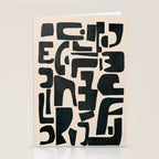 Organic Contemporary Modern Shapes 01 Stationery Card Gallery Image 2