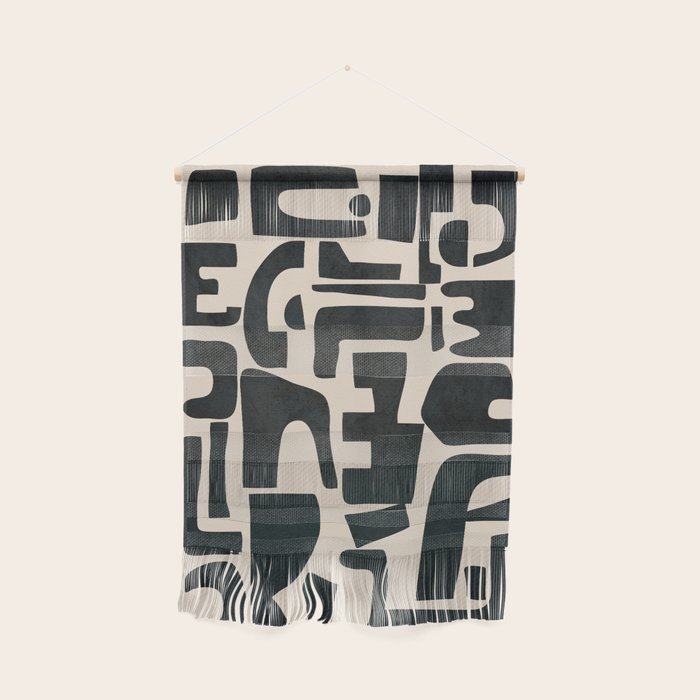 Organic Contemporary Modern Shapes 01 Wall Hanging Gallery Image 1