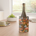 Mushroom Collage Print in Green Wine Chiller Gallery Image 4