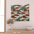Alaskan salmon pearl Wall Tapestry Gallery Image 2