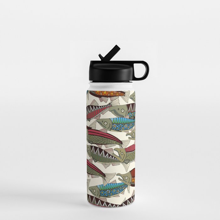 Alaskan salmon pearl Water Bottle Gallery Image 1