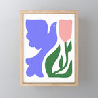 Abstract colorful flower nature art Mini Art Print Gallery Image 1