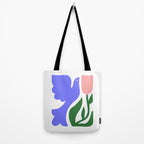 Abstract colorful flower nature art Tote Bag Gallery Image 2