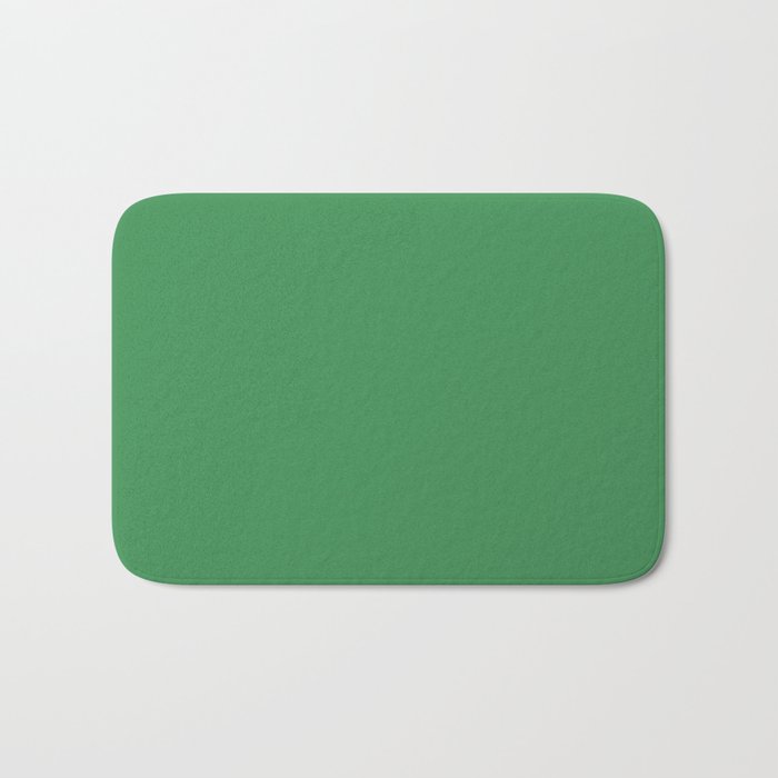Green Solid Color Bath Mat Gallery Image 1