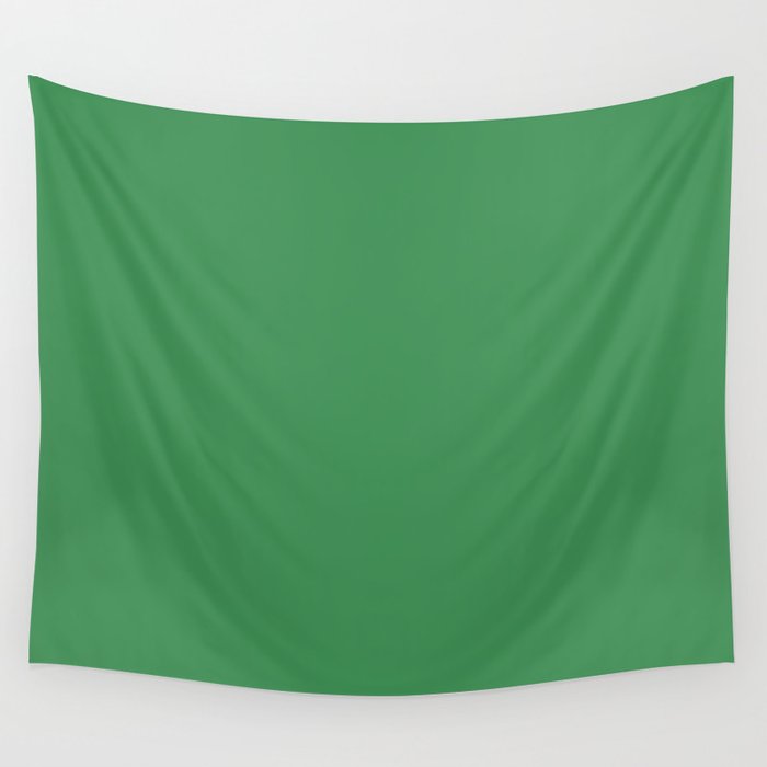 Green Solid Color Wall Tapestry Gallery Image 4