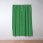 Green Solid Color Window Curtain Gallery Image 3