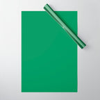 Green Solid Color Wrapping Paper Gallery Image 1