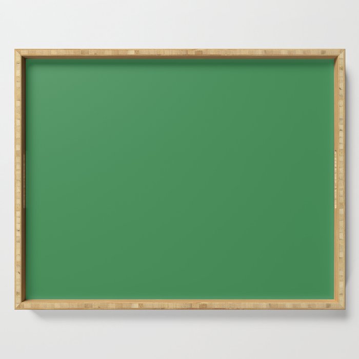 Green Solid Color Serving Tray Gallery Image 1