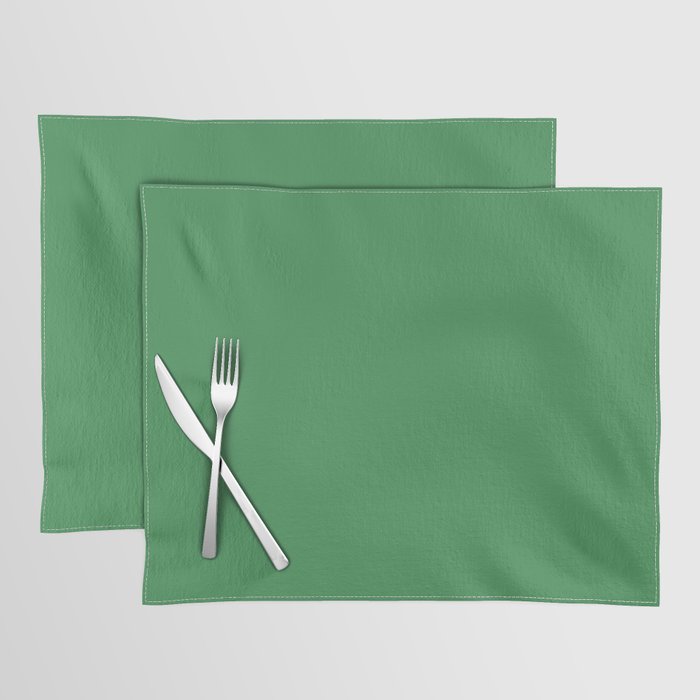Green Solid Color Placemat Gallery Image 1