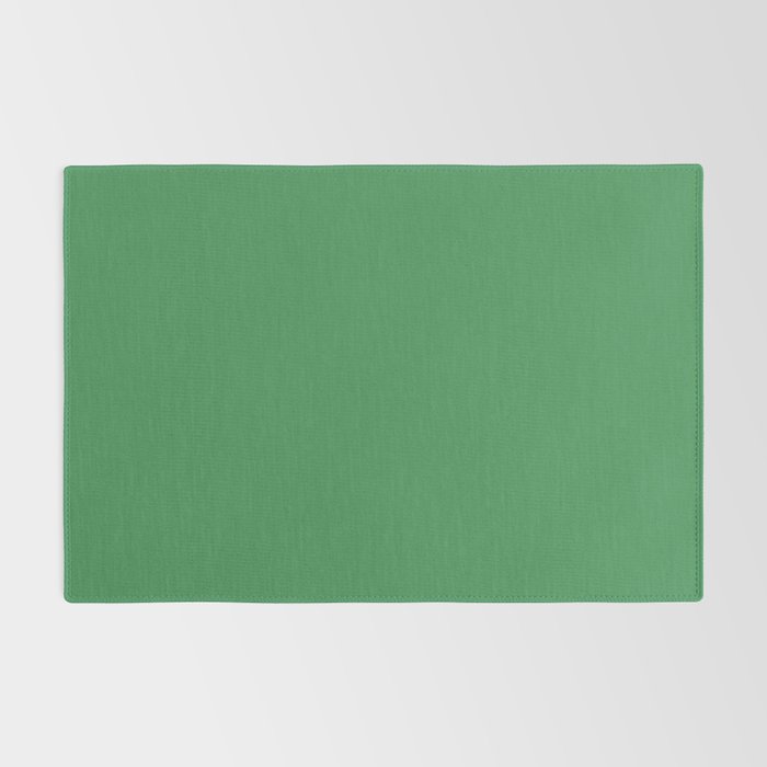 Green Solid Color Rug Gallery Image 2