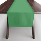 Green Solid Color Table Runner Gallery Image 1