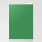 Green Solid Color Stationery Card Gallery Image 2