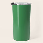 Green Solid Color Travel Mug Gallery Image 3