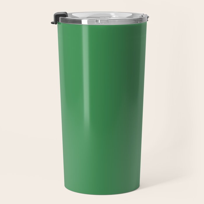 Green Solid Color Travel Mug Gallery Image 3