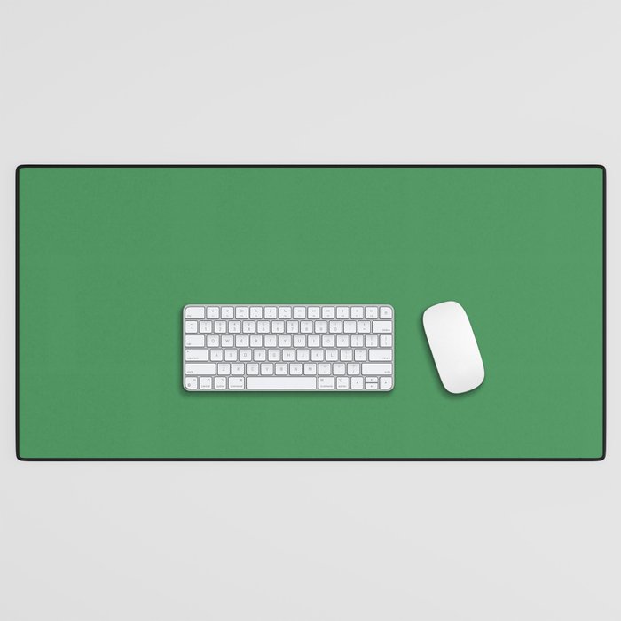 Green Solid Color Desk Mat Gallery Image 1