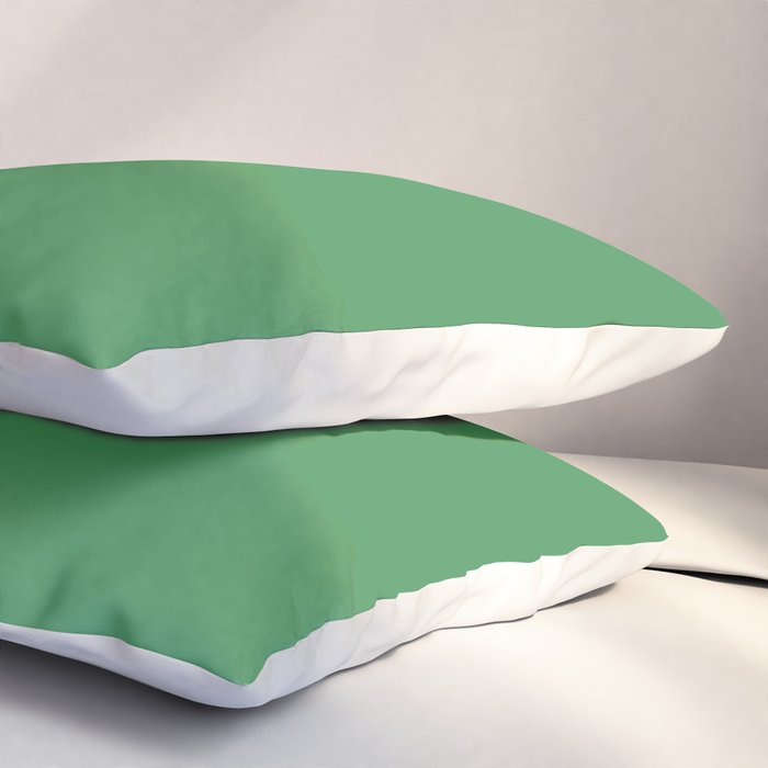 Green Solid Color Pillow Sham Gallery Image 3