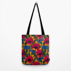 Red poppies and blue cornflowers Tote Bag Gallery Image 2