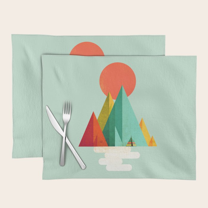 Little Geometric Tipi Placemat Gallery Image 1