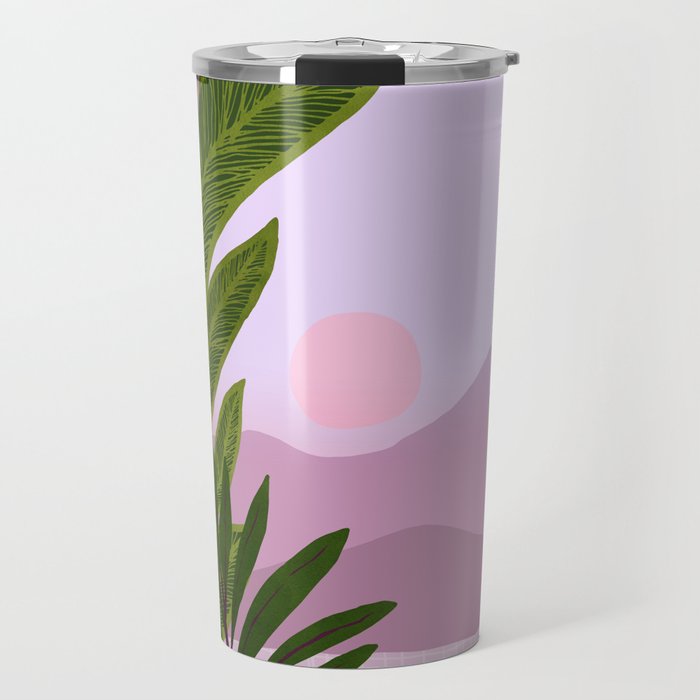 Tropical Morning Sunrise Landscape Travel Mug Gallery Image 1