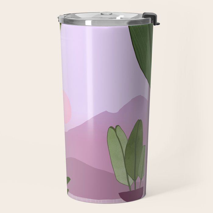 Tropical Morning Sunrise Landscape Travel Mug Gallery Image 2