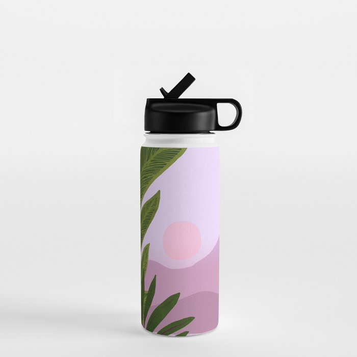 Tropical Morning Sunrise Landscape Water Bottle Gallery Image 1
