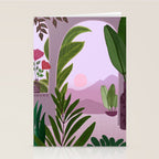 Tropical Morning Sunrise Landscape Stationery Card Gallery Image 2