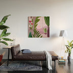 Tropical Morning Sunrise Landscape Wood Wall Art Gallery Image 2