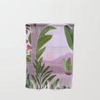 Tropical Morning Sunrise Landscape Wall Hanging Gallery Image 1