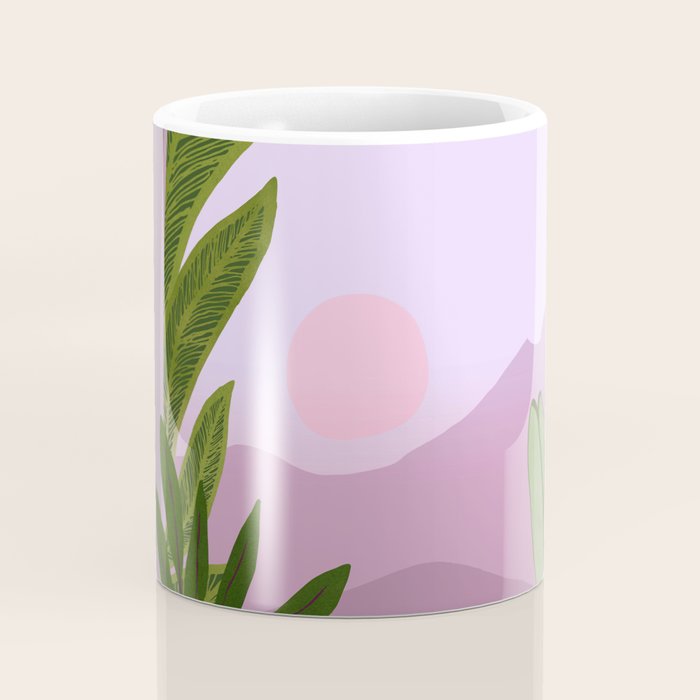 Tropical Morning Sunrise Landscape Coffee Mug Gallery Image 4
