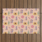 Disco Cowgirl Outdoor Rug Gallery Image 1