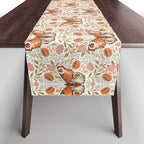William Morris Inspired Monarch Butterfly Pattern Table Runner Gallery Image 1