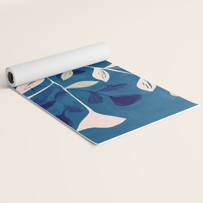 Flowers in a White Vase Yoga Mat Gallery Image 2
