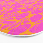 Boho Blooms - Hot Pink Bath Mat Gallery Image 3