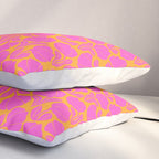 Boho Blooms - Hot Pink Pillow Sham Gallery Image 3