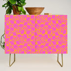 Boho Blooms - Hot Pink Credenza Gallery Image 1