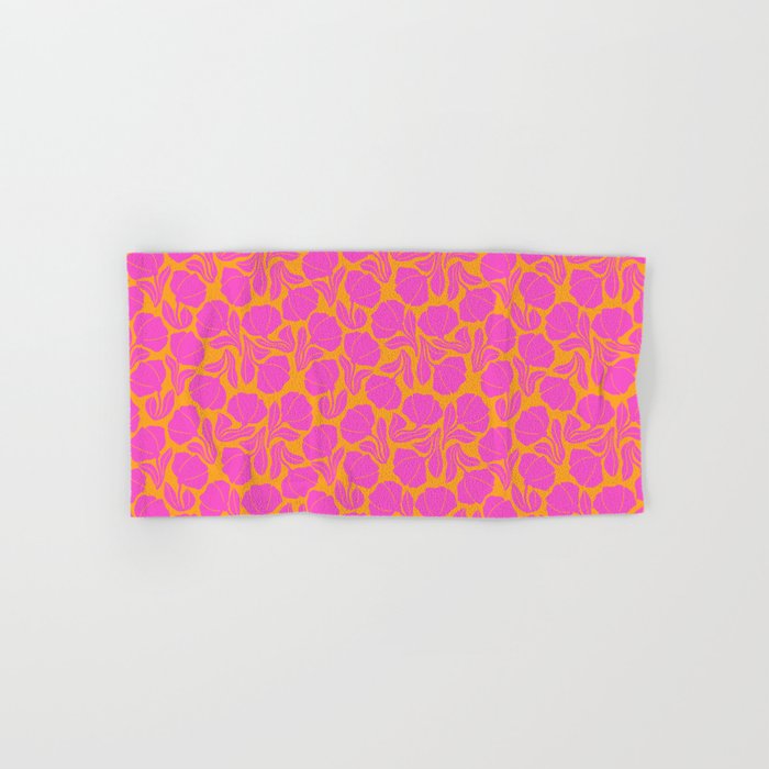 Boho Blooms - Hot Pink Bath Towel Gallery Image 1