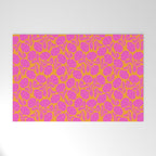 Boho Blooms - Hot Pink Welcome Mat Gallery Image 1