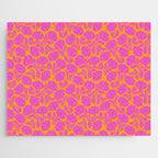 Boho Blooms - Hot Pink Jigsaw Puzzle Gallery Image 1