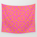 Boho Blooms - Hot Pink Wall Tapestry Gallery Image 4