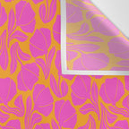 Boho Blooms - Hot Pink Wall Tapestry Gallery Image 3
