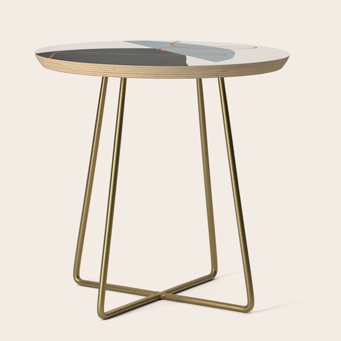 Minimal Abstract Art 3 Side Table Gallery Image 1