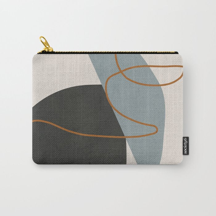Minimal Abstract Art 3 Carry All Pouch Gallery Image 1