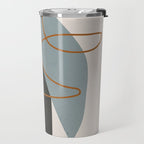 Minimal Abstract Art 3 Travel Mug Gallery Image 2