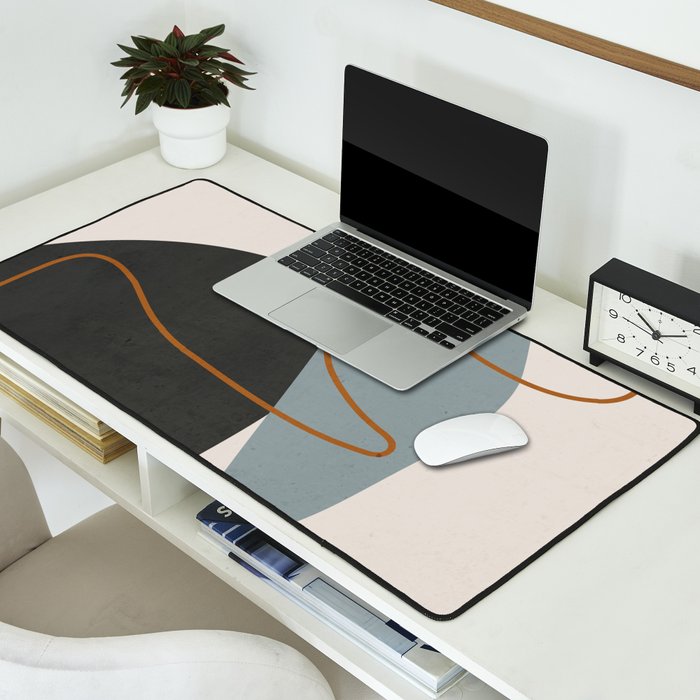 Minimal Abstract Art 3 Desk Mat Gallery Image 2