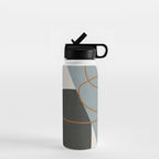 Minimal Abstract Art 3 Water Bottle Gallery Image 1