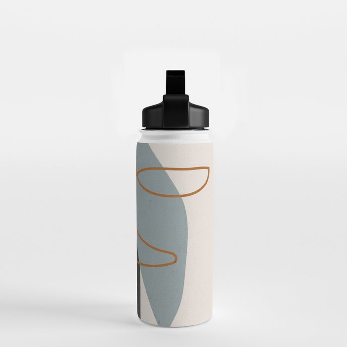 Minimal Abstract Art 3 Water Bottle Gallery Image 2