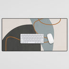 Minimal Abstract Art 3 Desk Mat Gallery Image 1
