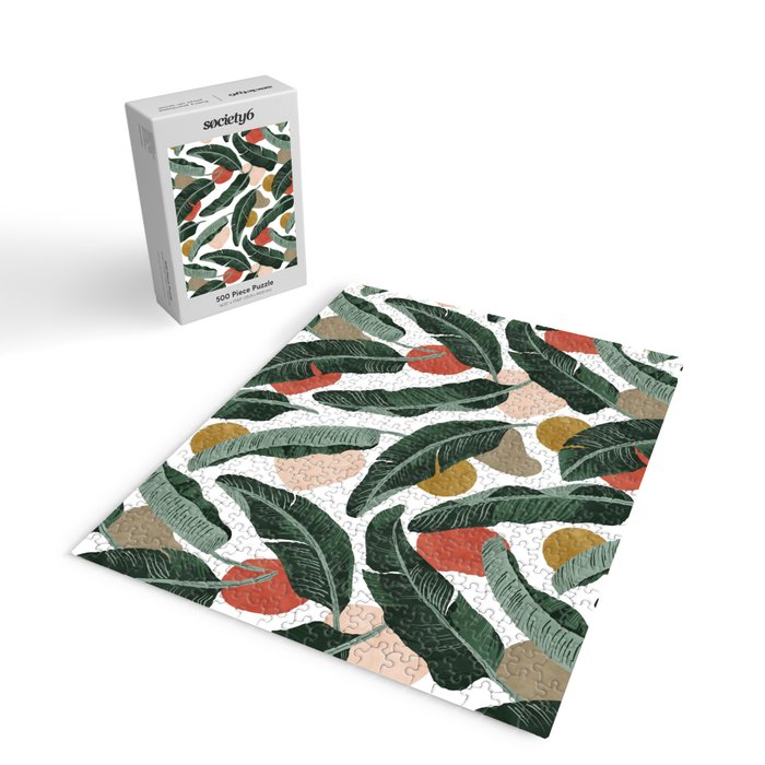 Modern banana leaf Jigsaw Puzzle Gallery Image 2